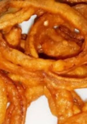 A picture of Ring piyaz pakora.