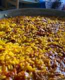 Paella de arroz con pato☀️