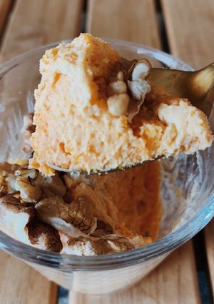 Une photo de Crème dessert à la patate douce