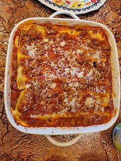 A picture of Lasagna.