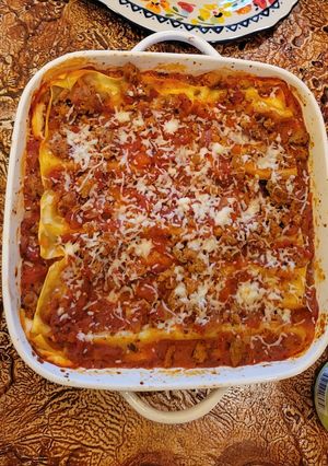 A picture of Lasagna.