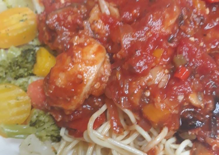 Recipe of Super Quick Homemade Chicken Cacciatore