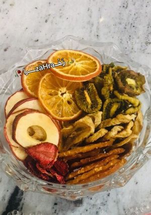 عکسی از دستور چیپس میوه