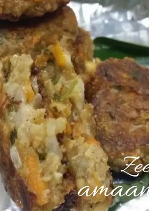 A picture of Cracked Wheat and Paneer Patties.