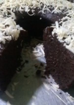 Foto resep Steamed Eggless chocolate cake