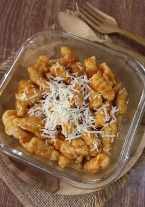 Foto resep Ganocchi Saus Bolognese Simpel