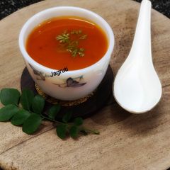 A picture of Roasted Tomato Soup !!.