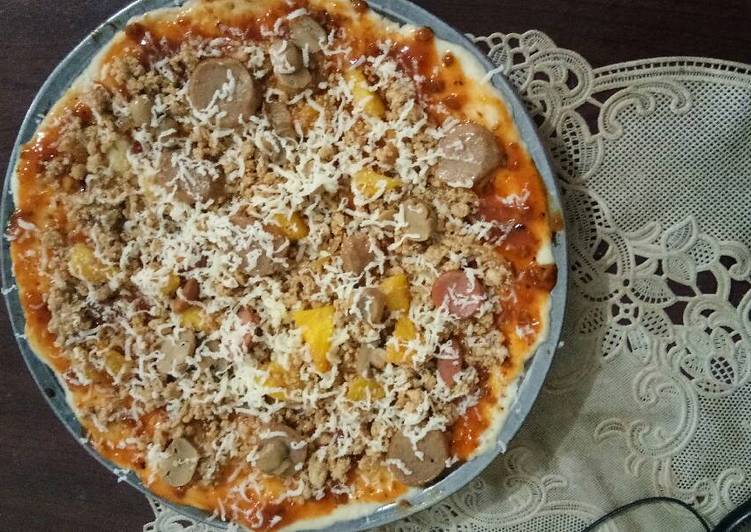 Langkah Mudah untuk Membuat Pizza Chicken &amp; Mashroom Special yang Bikin Ngiler