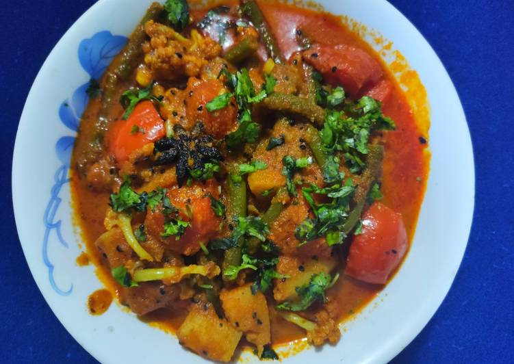 2 Things You Must Know About Mix vegetable curry UP style