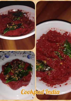 A picture of Beetroot chutney.