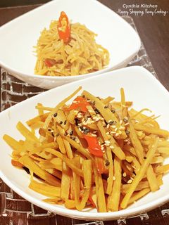 下飯好伙伴:日式金菇漬/牛蒡漬 的食譜成品照片