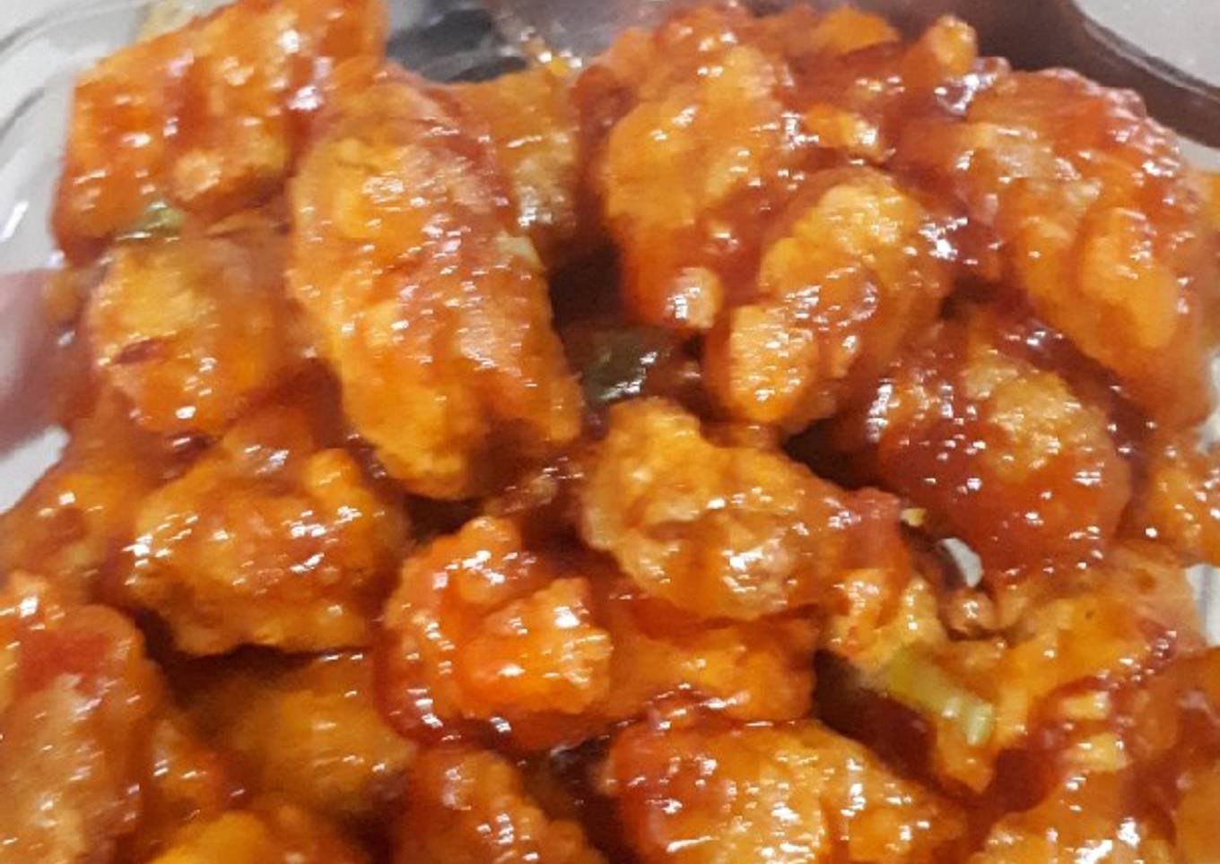 Chicken Pop Corn Korean Sauce