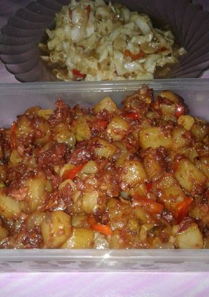 Foto resep Kentang kornet pedas