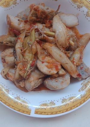 Foto resep Keladi tumis pedas