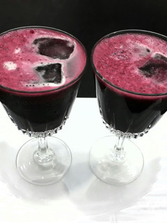 A picture of Beetroot juice drink.