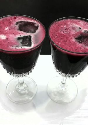 A picture of Beetroot juice drink.