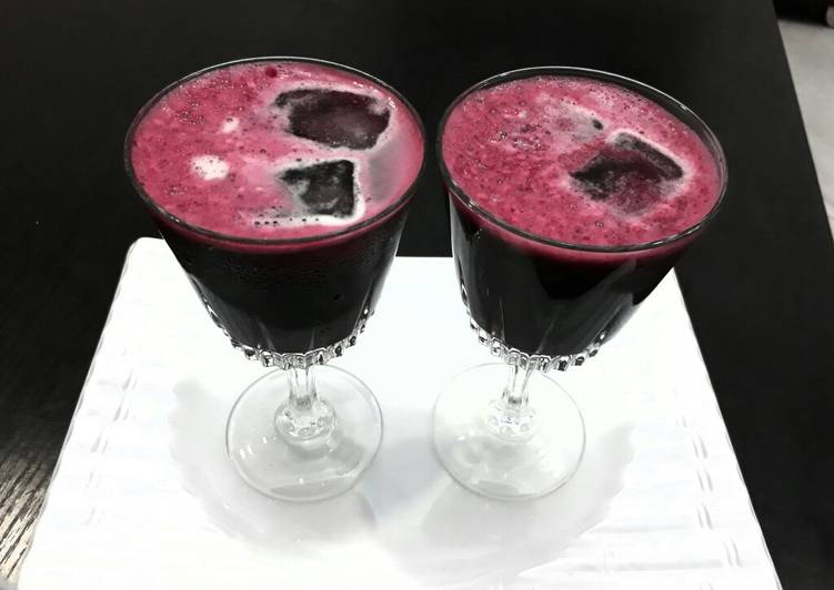 Recipe of Super Quick Homemade Beetroot juice drink