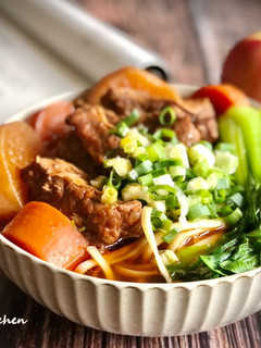家常紅燒牛肉麵 的食譜成品照片