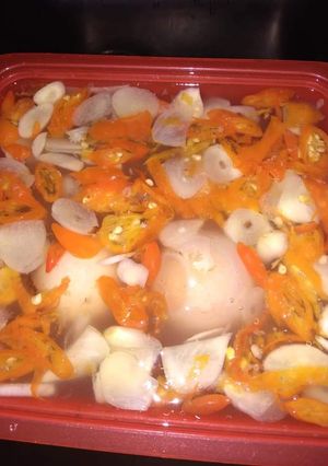 Foto resep Telur asin pedes