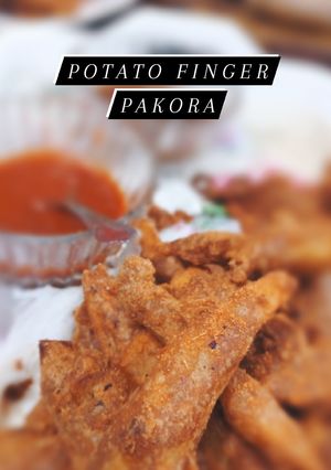 A picture of Potato finger pakora.
