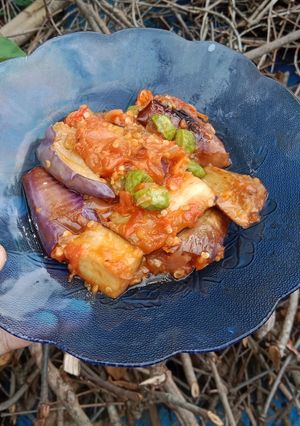 Foto resep Sambal terong dan pete