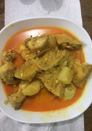 Foto resep Kari ayam pedas