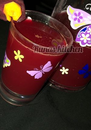 Betroot and carrot drink ainihin hoton girkin