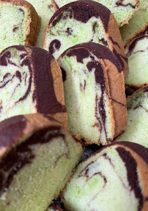Foto resep Bolu Pandan Coklat Minyak Goreng