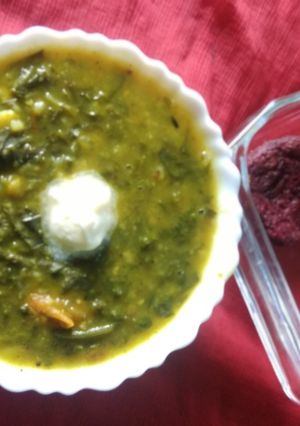 पालक वाली दाल (Palak Wali Dal recipe in Hindi) रेसिपी मुख्य फोटो