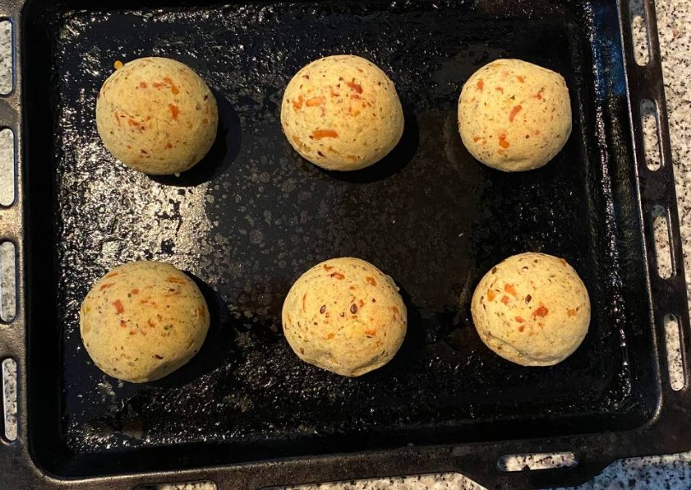 Pan de queso (chipá) de batata