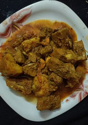 এঁচোড় চিংড়ি (enchor chingri recipe in Bengali) রেসিপির প্রধান ছবি