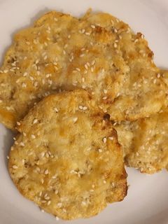 Sajtos túrós tallérok recept fotója