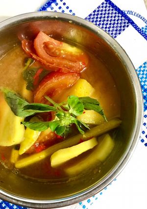 Foto resep Pindang kemplang (kerupuk) Palembang