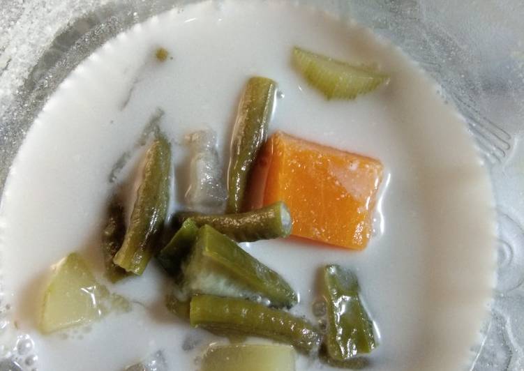 Sayur santan apa adanya