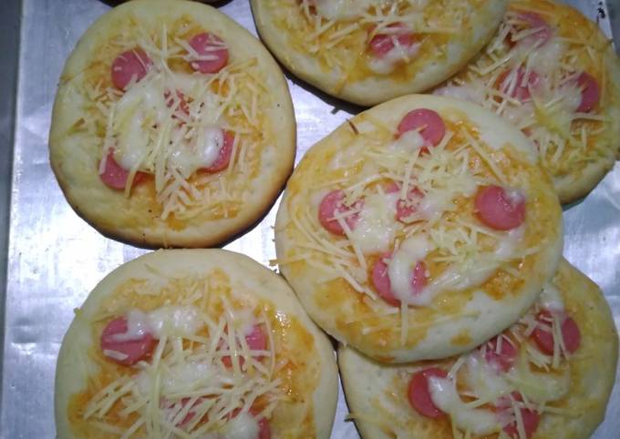 Resep Roti Pizza Tanpa Telur Tetap Empuk Metode All In Mudah Banget