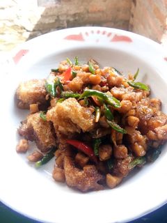 Foto resep Oseng tempe lombok ijo