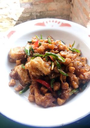 Foto resep Oseng tempe lombok ijo