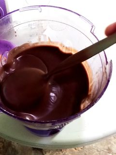 صورة لوصفة شوكولاطة الدهن 😋😋