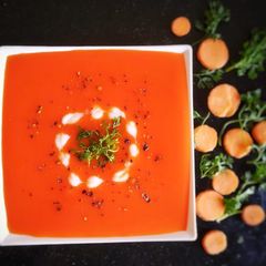 A picture of Tomato soup.
