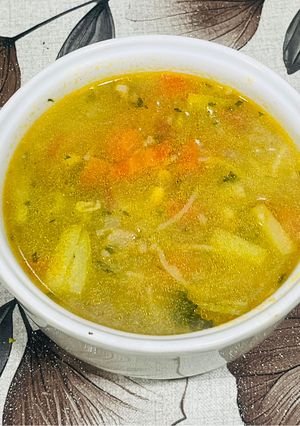 صورة لوصفة شوربة الخضار