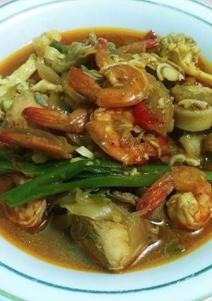 Foto resep Udang tumis manis