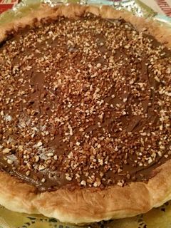 Una foto de Tarta de hojaldre y chocolate
