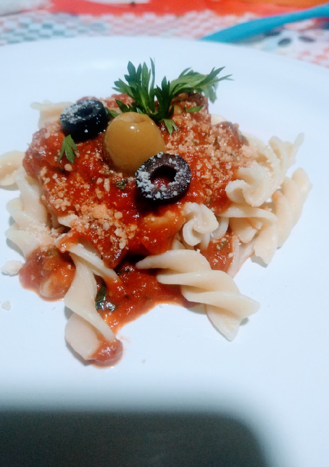 Una foto de Pasta a la Puttanesca
