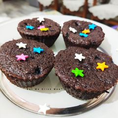 A picture of Bourbon Biscuits Muffins (in Kadhai).