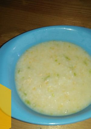 Foto resep MPASI bubur wortel buncis ayam