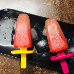 Watermelon Lemonade Popsicles A picture of Watermelon Lemonade Popsicles.