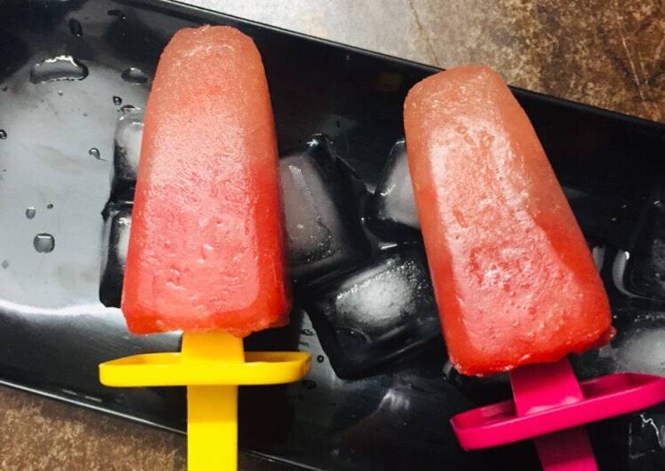 Simple Way to Make Perfect Watermelon Lemonade Popsicles