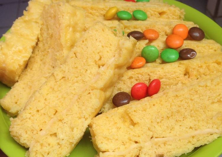 Resep Bolu Keju No Mixer No Oven Yang Enak
