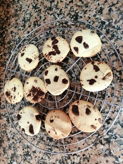 Una foto de Galletas de mantequilla con trocitos de chocolate