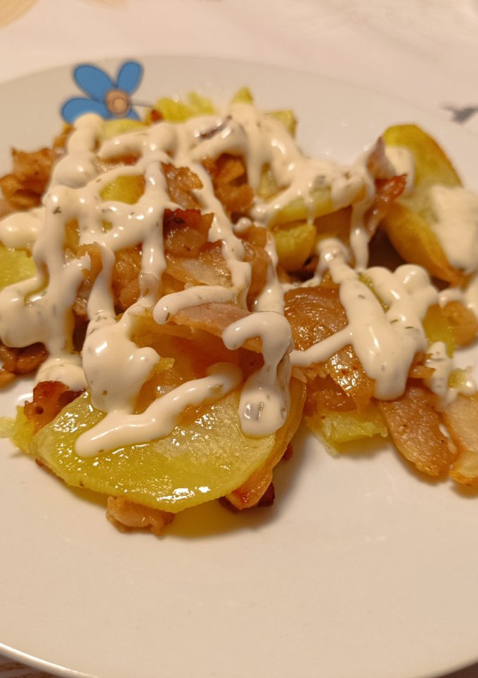 Una foto de Patatas kebab